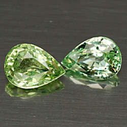 ELEGANT SAPPHIRES!!! 0.70cts 100% Genuine NATURAL Light Green SAPPHIRES